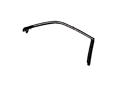 Mopar 4575890AD WEATHERSTRIP-Front Door Glass