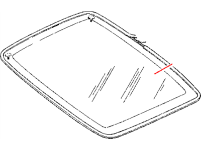 Mopar 5003879AB Glass-SUNROOF