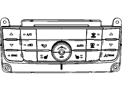 Mopar 55111865AO Air Conditioner And Heater Control