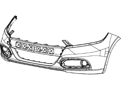 Mopar 68082361AA Beam-Front Bumper