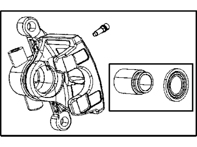 Dodge Avenger Brake Caliper - 5191267AA