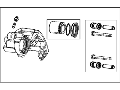 Mopar 68052380AA CALIPER-Disc Brake