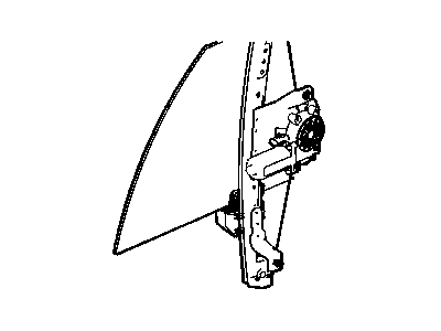 Mopar 5054365AA Glass-Rear Door