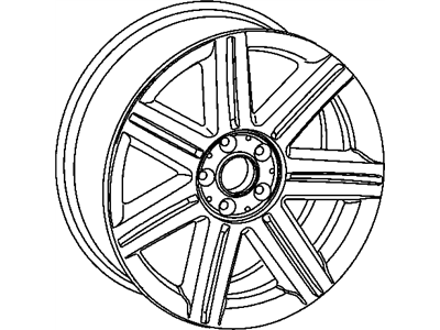 Mopar 5097969AA Wheel Front