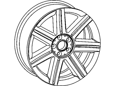 Mopar 5097970AA Wheel Rear