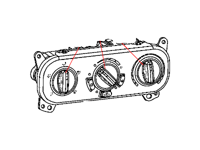 Dodge Caliber A/C Switch - 55111874AC