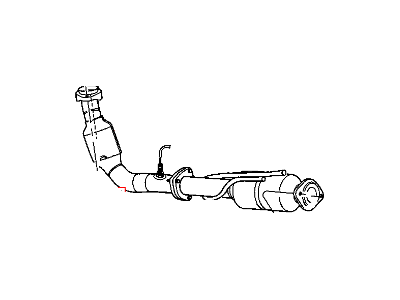 Mopar 52059681AA Exhaust Pipe