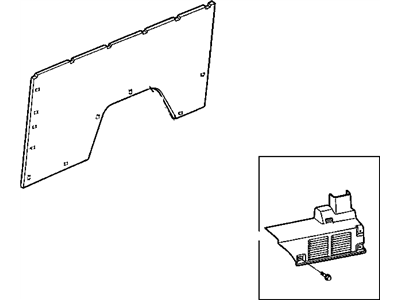 Mopar 5GD58RK5AB Panel-Rear Side Lower