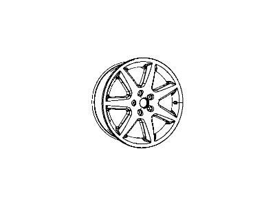 Mopar 1TB80AAAAA Aluminum Wheel