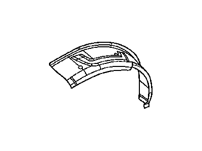 Mopar 5099631AA WHEEL/HOUSE-Rear Outer