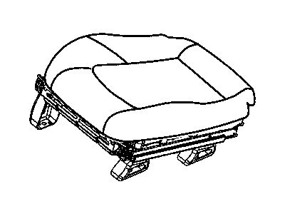 2007 Chrysler Crossfire Seat Cushion - 5103241AA