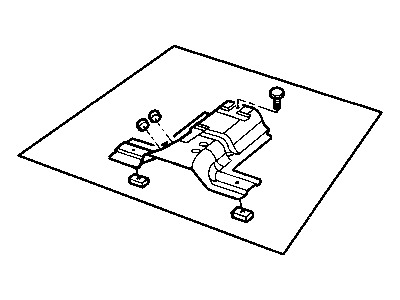 Mopar 55175209AB REINFMNT-Park Brake Mounting 55175209AB Mopar REINFMNT-Park Brake Mounting Illustration 1 of 1