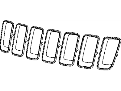 Mopar 68109865AA Trim Ring-Radiator Grille