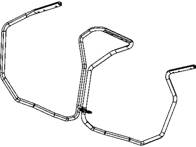 Mopar 55112236AB Bracket-Grille