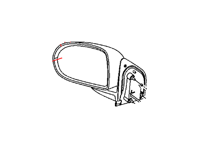 Mopar 5155463AD Side Mirror