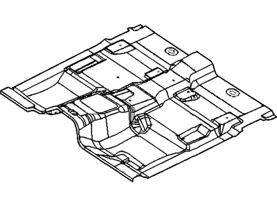 Mopar 55256236AG Pan-Front Floor