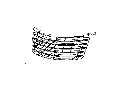 Mopar ZG98FQDAD Grille-Radiator