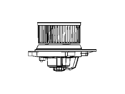 Mopar 4885612AA Motor-Blower With Wheel