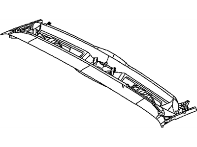 Mopar 5166832AB Cover-Roof Header