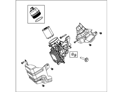 Dodge Dart Oil Filter Housing - 4892932AB