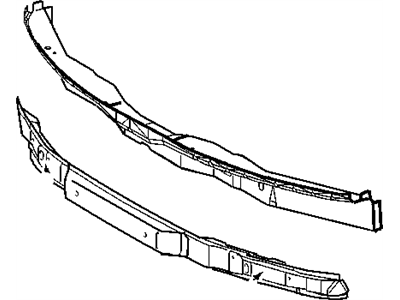 Mopar 5104054AA REINFMNT-Front Bumper