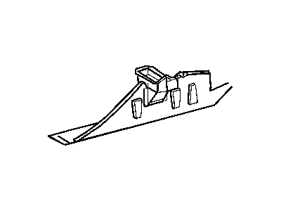 Mopar 5104049AA Support-Under Body Hold Down