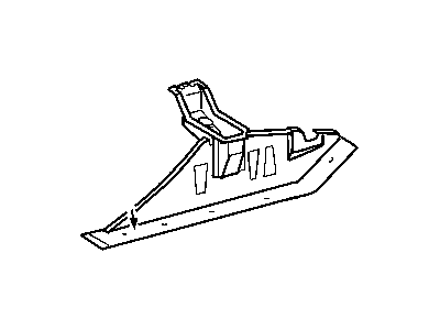 Mopar 5118252AA Support-Under Body Hold Down