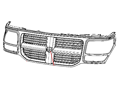 2010 Dodge Nitro Grille - 1EY991XRAD