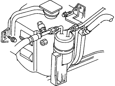 1998 Chrysler Sebring Coolant Reservoir - 4595575