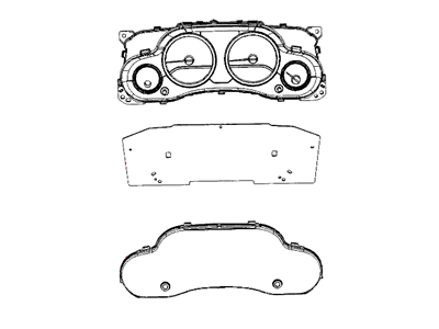 Jeep Wrangler Instrument Cluster - 56054396AD