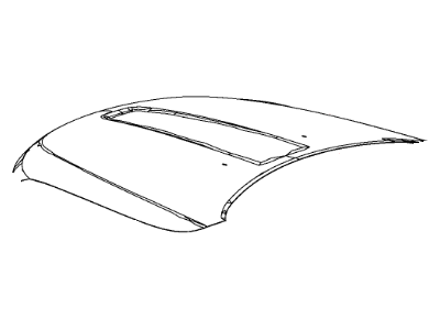 Mopar 68040264AD Hood Panel