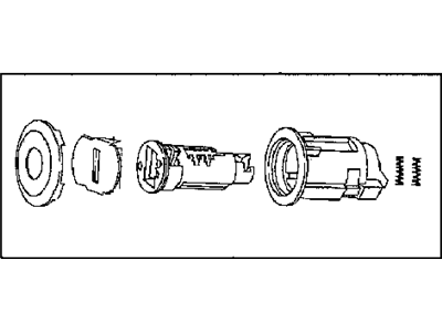 Jeep Liberty Door Lock Cylinder - 5072294AA