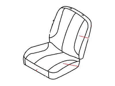 Mopar 1FN101D5AA Front Seat Back Cover