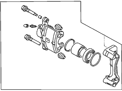 2000 Chrysler Sebring Brake Caliper - MB928410