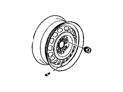 Mopar 4656426AA Steel Wheel