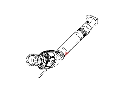 2013 Ram 2500 Exhaust Pipe - 68087104AF