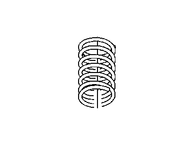 Mopar 52855257AA Rear Coil Spring