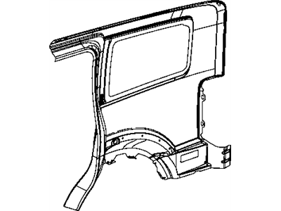 Mopar 68030751AB Panel-Quarter