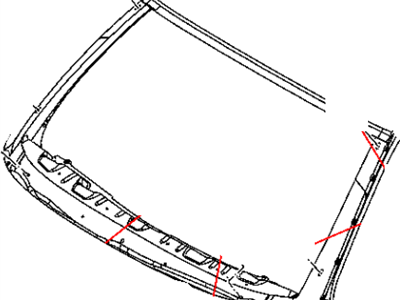 Mopar 5139096AA Windshield