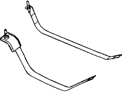 Mopar 5278184AB Strap-Fuel Tank