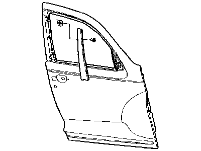 Mopar 5288837AI Molding-B Pillar