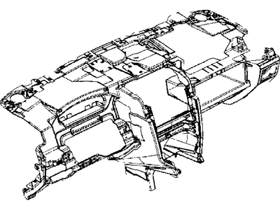 Mopar 5291713AD Instrument Panel-Instrument Panel