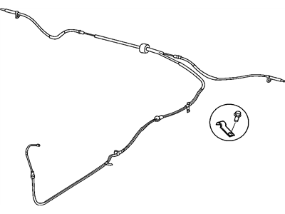 Mopar 4683858AD Cable-Parking Brake