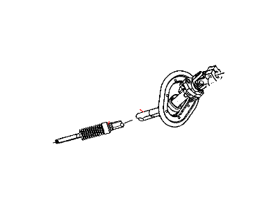 Mopar 55351300AH Steering Column Intermediat Shaft