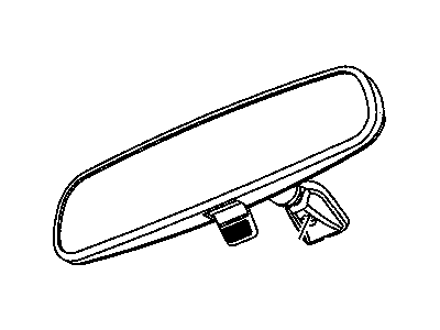 Mopar 4806227AC Inside Rear View Mirror