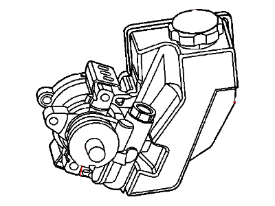 Mopar 52088278AC Power Steering Pump