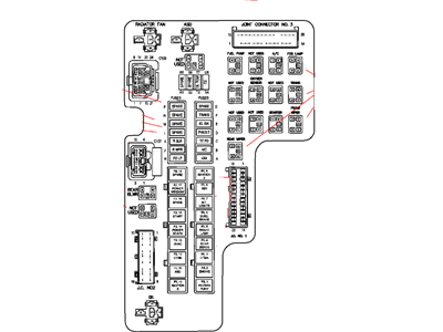 Dodge Dakota Relay Block - 5140888AA