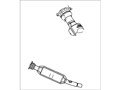 2002 Dodge Neon Catalytic Converter - 5278126AI