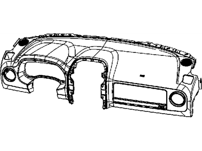 Mopar 1HM451DVAD Cover-Instrument Panel