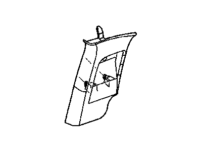 Mopar 5HP45BD1AA Panel-C Pillar